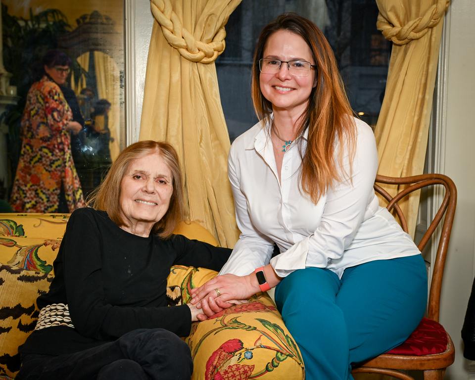 Nichole Sterling with Gloria Steinem